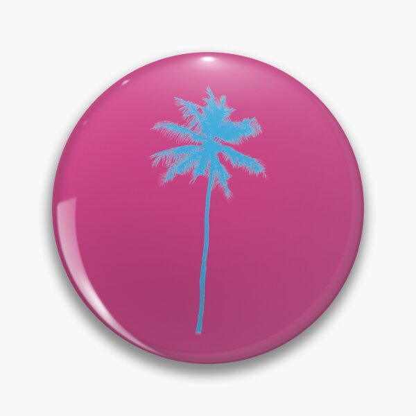 Item preview, Colorful Palm trees pattern in pink background  designed and sold by Smiley-10.