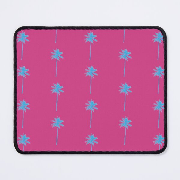 Item preview, Colorful Palm trees pattern in pink background  designed and sold by Smiley-10.