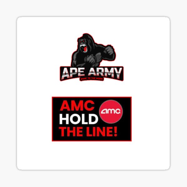 Ape Army Hold The Line Sticker For Sale By Onlyroddpremium Redbubble