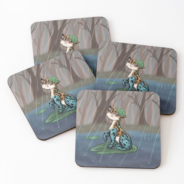 Item preview,  Cow Frog on a Lilly pad designed and sold by BerryShyKittens.