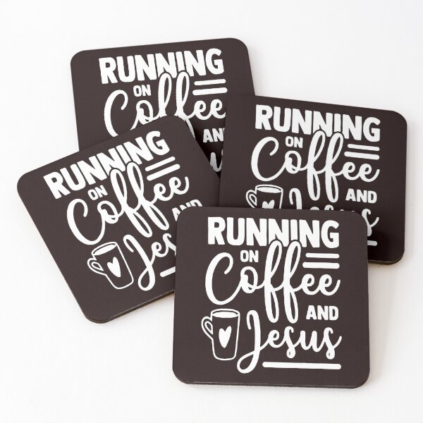 Item preview, Running on Coffee and Jesus T-Shirt designed and sold by King7778.