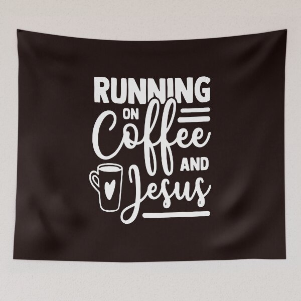 Item preview, Running on Coffee and Jesus T-Shirt designed and sold by King7778.