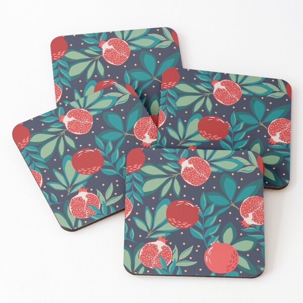 Item preview, Summer pomegranate on green designed and sold by LarinaBeauty.