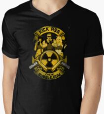 Kick Ass and Chew Bubble Gum! Men's V-Neck T-Shirt