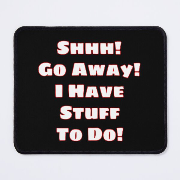 Item preview, Go Away! (White) designed and sold by blakcirclegirl.