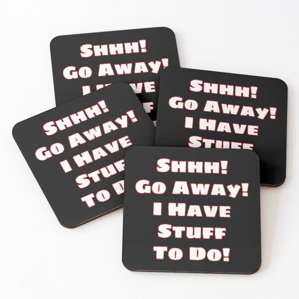Item preview, Go Away! (White) designed and sold by blakcirclegirl.