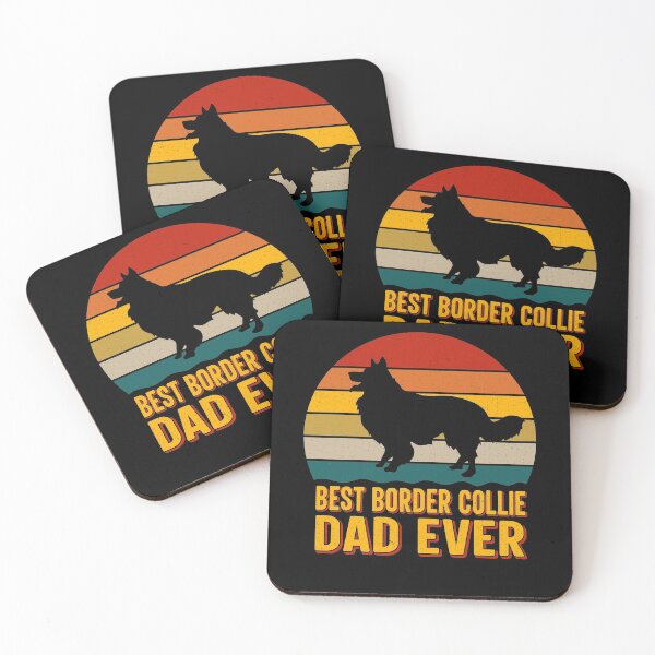 Item preview, Best Border Collie Dad Ever Sunset - Border Collie Dog Breed Lover designed and sold by tjred01.
