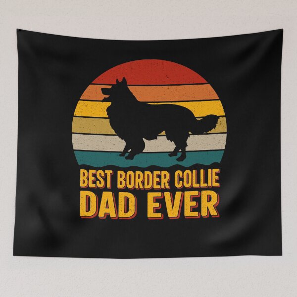 Item preview, Best Border Collie Dad Ever Sunset - Border Collie Dog Breed Lover designed and sold by tjred01.