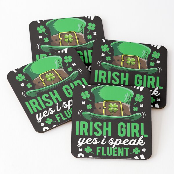 Item preview, Yes I'm an Irish Girl I Speak Fluent Sarcasm St Patricks Day designed and sold by JodyBoling.