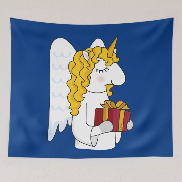 Item preview, Unicorn Christmas Angel designed and sold by LaDaDi.