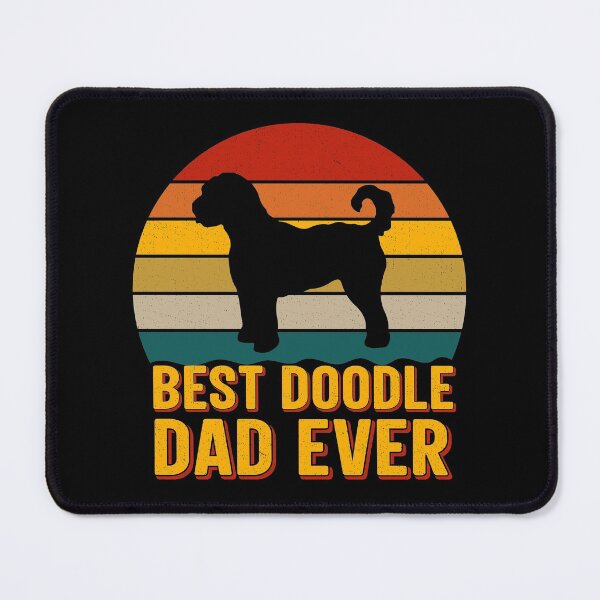 Item preview, Best Doodle Dad Ever Sunset - Doodle Dog Breed Lover designed and sold by tjred01.