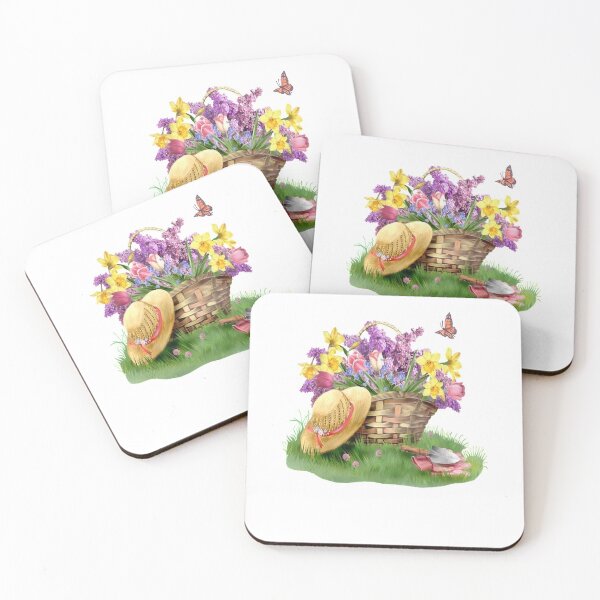 Aperçu de l'œuvre Panier de fleurs de printemps créée et vendue par WilliamFredric1.