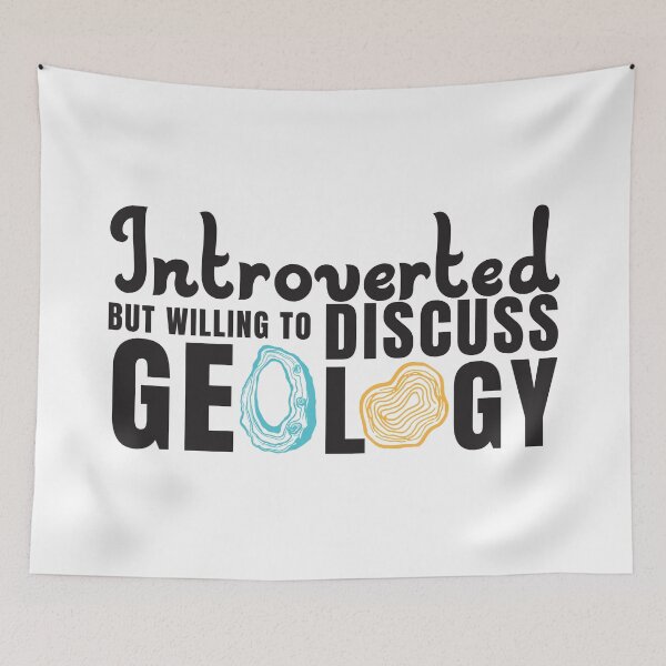 Item preview, Introverted but willing to discuss geology designed and sold by 397HOUSE Your happy time.