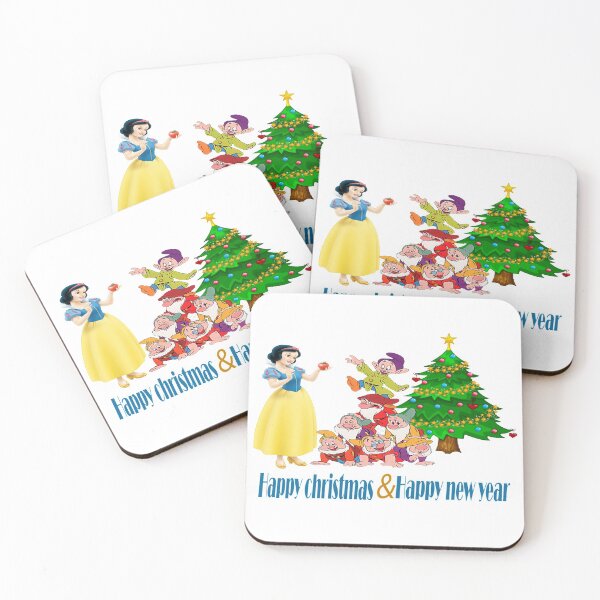 Item preview, Snow White celebrates Christmas with her seven dwarfs friends designed and sold by Reda Daoud.