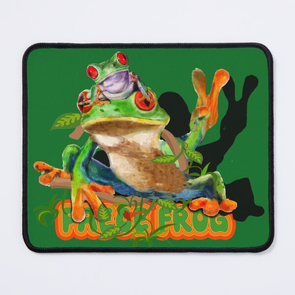 Item preview, PEACE BIG FROG AND SMALL FROG T_SHIRTS FOR MEN AND WOMEN designed and sold by Global Wave Designs.