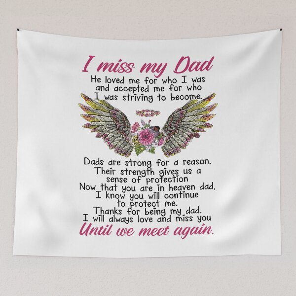 Item preview, I Miss My Dad In Heaven Until We Meet Again designed and sold by Benls.