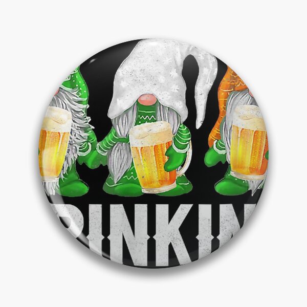 Item preview, Irish Drinking Team St Patricks Day Funny Gnome Beer designed and sold by AaronWeedo.