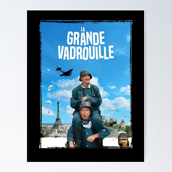LA GRANDE VADROUILLE French Grande movie poster 47x63 LOUIS DE FUNES  BOURVIL 66
