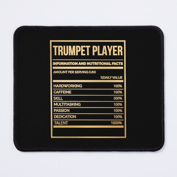 Item preview, Awesome And Funny Nutrition Label Trumpet Trumpets Trumpeter Saying Quote Gift Gifts For A Birthday Or Christmas XMAS designed and sold by Hypothetical21.