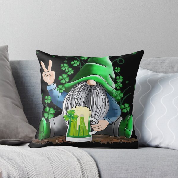 Item preview, Irish Gnome Drink Beer St Patricks Graphic Lucky Shamrock designed and sold by AaronWeedo.