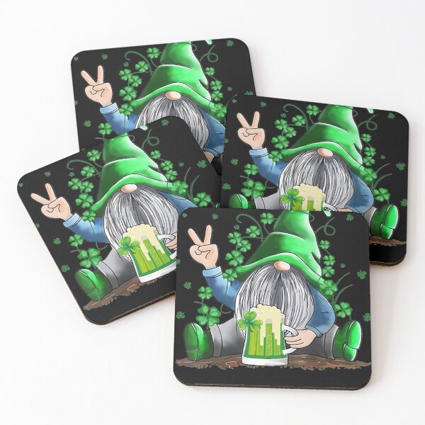 Item preview, Irish Gnome Drink Beer St Patricks Graphic Lucky Shamrock designed and sold by AaronWeedo.