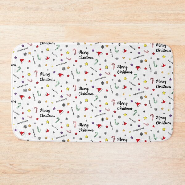Item preview, Merry Christmas, Christmas Hat, Stars, Candy Cane, Snowflakes designed and sold by Typography & Streetwear.