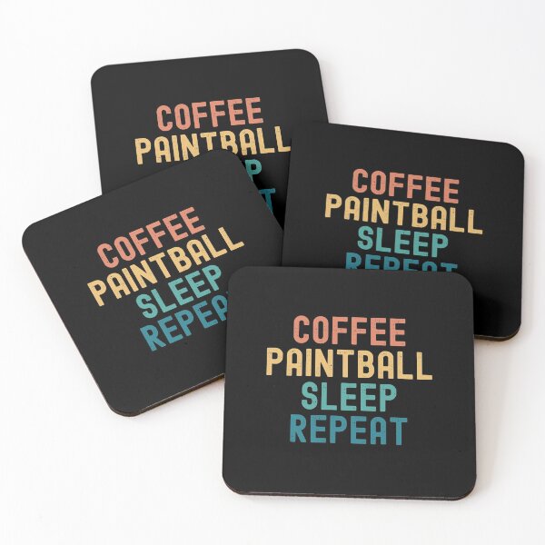 Artikelvorschau, Kaffee-Paintball-Schlafwiederholung – lustiges Paintball- und Kaffee-Geschenk entworfen und verkauft von kindxinn.