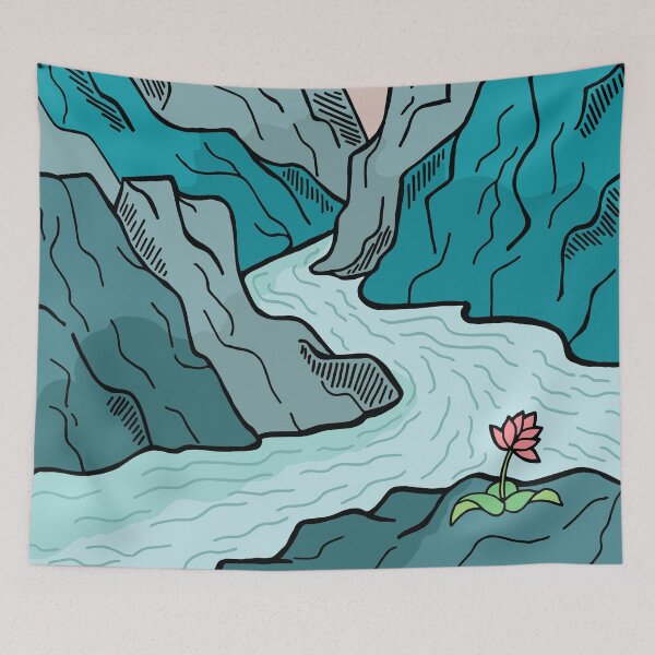 Item preview, ALONE AT RIVERSIDE IN THE DAY designed and sold by dedesuperman.