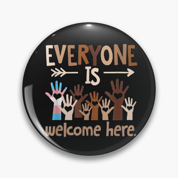 Item preview, Everyone Is Welcome Here Hearts Teachers T-Shirt designed and sold by Kellner-Platt.