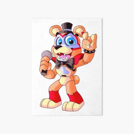 FNAF Glamrock Bonnie 5x7in Art Print 