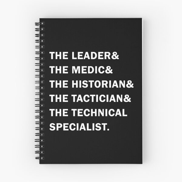 Item preview, Travelers - The Leader & The Medic & The Historian & The Tactician & The Technical Specialist designed and sold by BadCatDesigns.