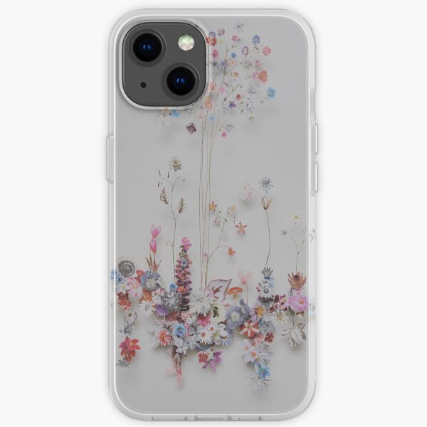 Fleurs pressées Coque souple iPhone