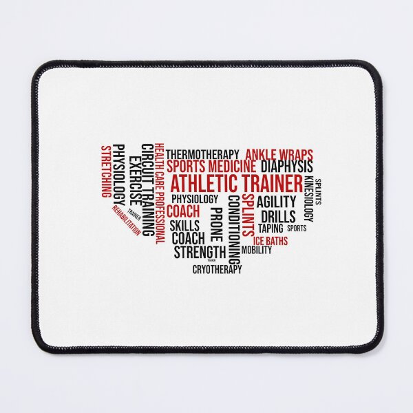 Item preview, Athletic Trainer Word Cloud Heart designed and sold by TeesYouWant.