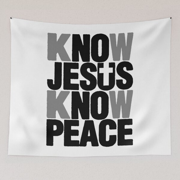 Item preview, Know Jesus Know Peace designed and sold by plushism.