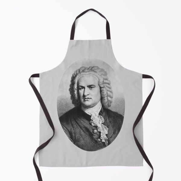 Item preview, Johann Sebastian Bach - portrait in B&W designed and sold by miha.guitar.