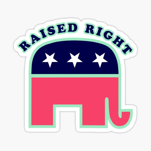 "Raised Right Sticker" Sticker for Sale by JanGlobig Redbubble