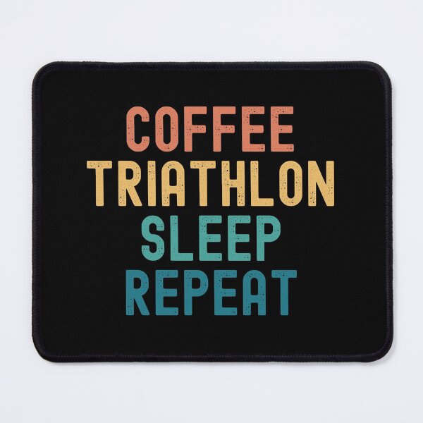 Item preview, Coffee Triathlon Sleep Repeat - Funny Triathlon & Coffee Gift designed and sold by kindxinn.