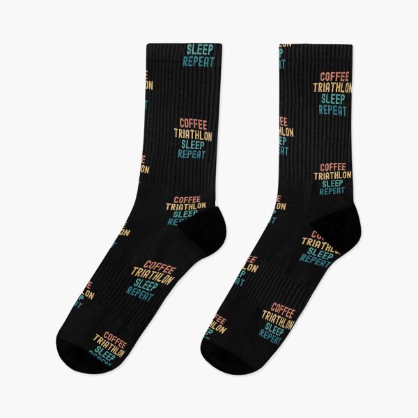Item preview, Coffee Triathlon Sleep Repeat - Funny Triathlon & Coffee Gift designed and sold by kindxinn.