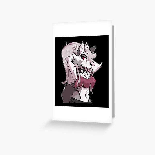 Loona Helluva Boss Greeting Card By Thegiantboutiq Redbubble