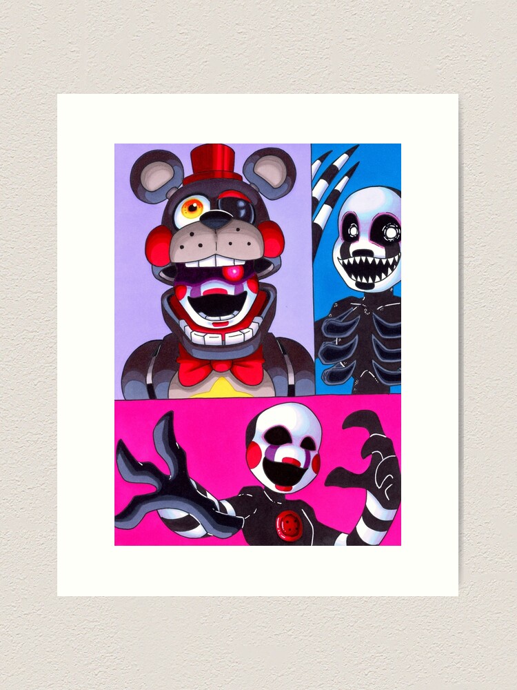 FNAF Funtime Chica 5x7in Art Print 