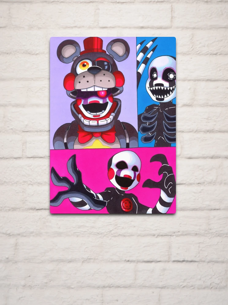 puppet, FNAF Metal Print by heartfeltdesigns by Telahmarie