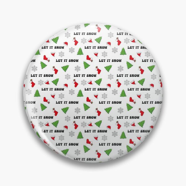 Item preview, Let It Snow, Christmas Tree, Stocking, Hat, Snowflakes designed and sold by Typography & Streetwear.
