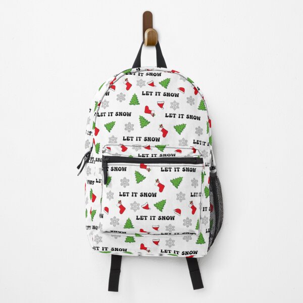 Item preview, Let It Snow, Christmas Tree, Stocking, Hat, Snowflakes designed and sold by Typography & Streetwear.