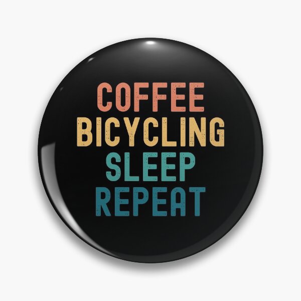 Item preview, Coffee Bicycling Sleep Repeat - Funny Bicycling & Coffee Gift designed and sold by kindxinn.