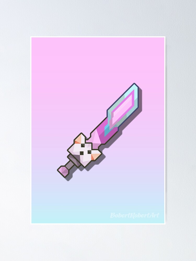 Terraria Muramasa Sword Design Poster for Sale by BobertRobertArt