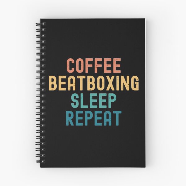 Item preview, Coffee Beatboxing Sleep Repeat - Funny Beatboxing & Coffee Gift designed and sold by kindxinn.