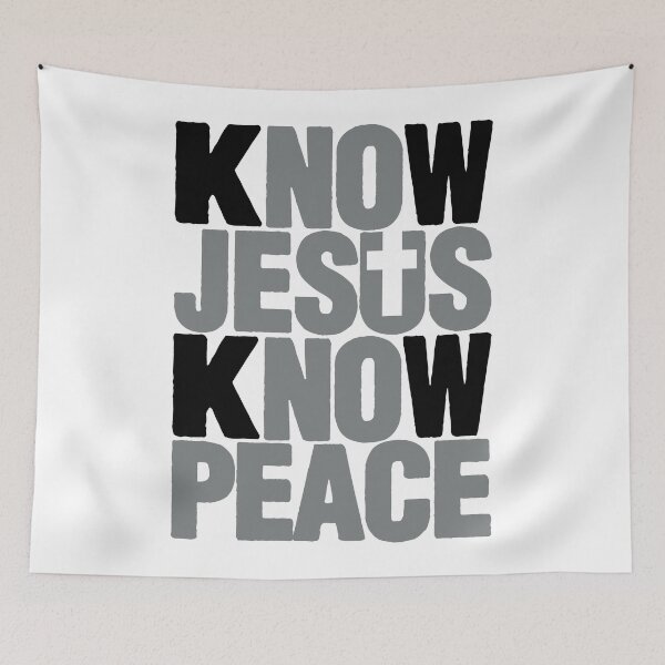 Item preview, Know Jesus Know Peace designed and sold by plushism.