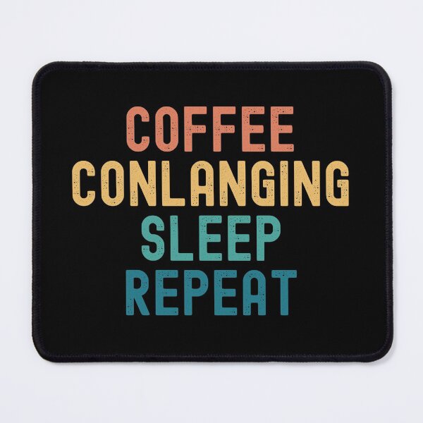 Item preview, Coffee Conlanging Sleep Repeat - Funny Conlanging & Coffee Gift designed and sold by kindxinn.