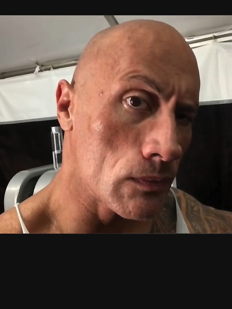 The Rock Meme Face