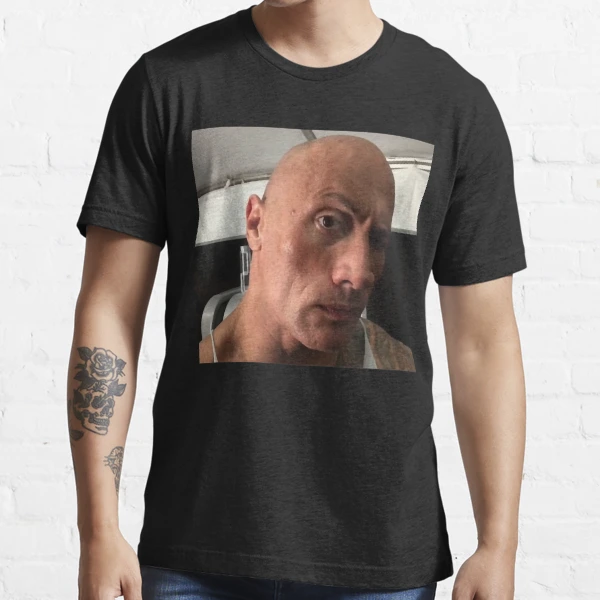 New The Rock Eyebrow Raise Face Meme T-Shirt new edition t shirt